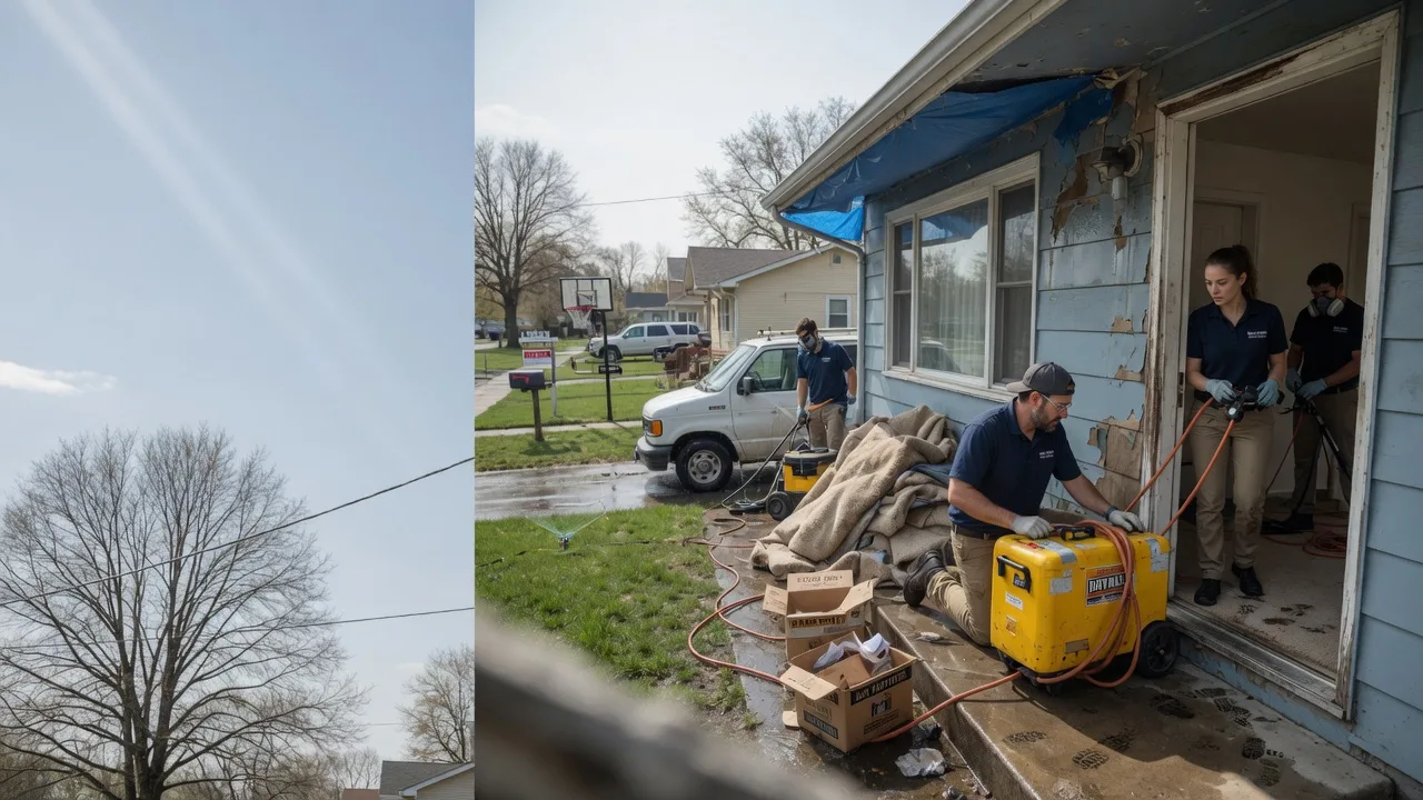 Basement Flood Cleanup in Bristol, SD near me